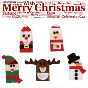 Christmas Characters Felt Finger Puppet Craft Kit